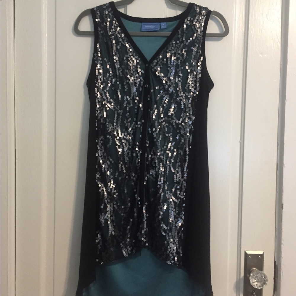 2 For $30vera Wang Sequence Top - image 1